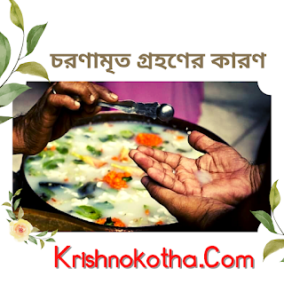 চরণামৃত গ্রহণের কারণ - Krishnokotha.com